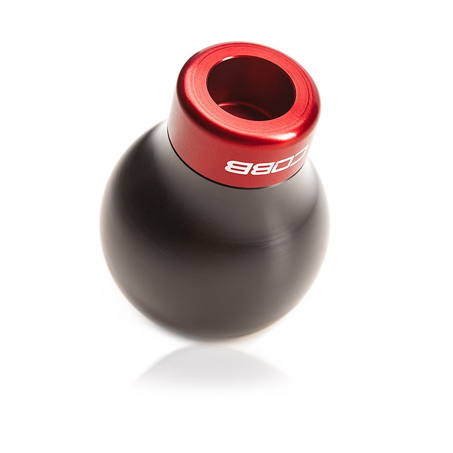 Cobb 08-15 Mitsubishi EVO X / 09-15 Ralliart Shift Knob - Race Red (Black w/Red Base) - 252350-RD