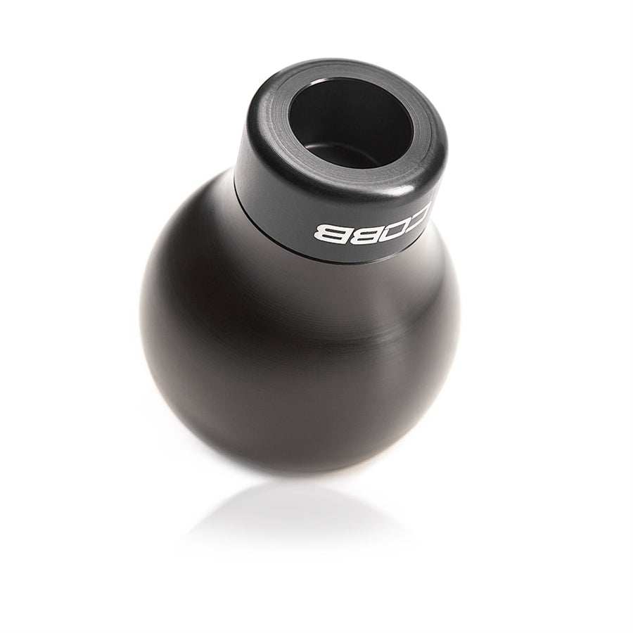 Cobb 08-15 Mitsubishi EVO X / 09-15 Ralliart Shift Knob - Stealth Black (Black/Black Base) - 252350-BK