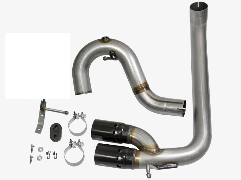 aFe Rebel Series DPF-Back 3in Side Exit SS Exhaust w/ IC Black Tip 2016 GM Colorado/Canyon 2.8L (td) - 49-44065-B