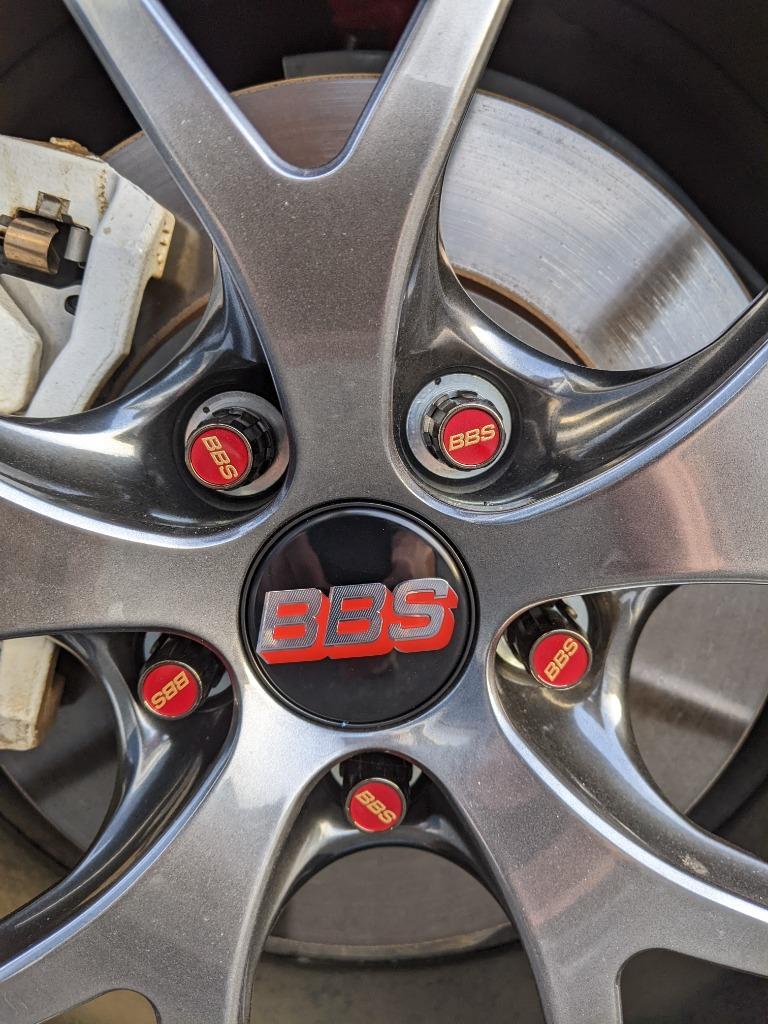 BBS McGard Lug Nut Set 12x1.25 Red/Black