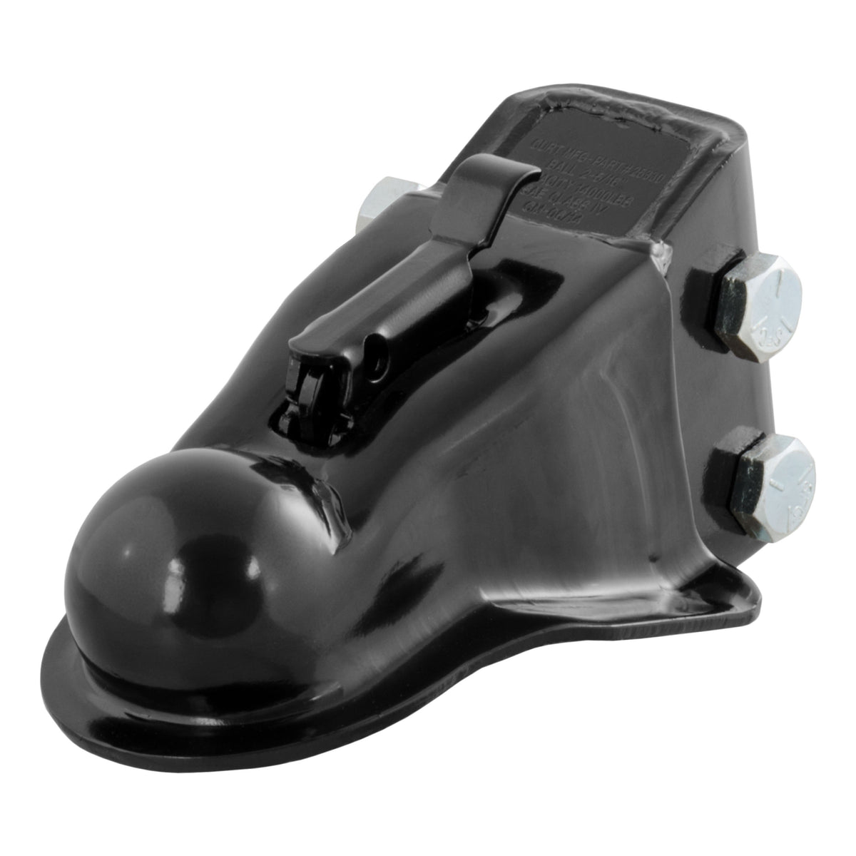 CURT 25330 Channel-Mount Adjustable Trailer Coupler, 2-5/16-Inch Hitch Ball, 14,000 lbs