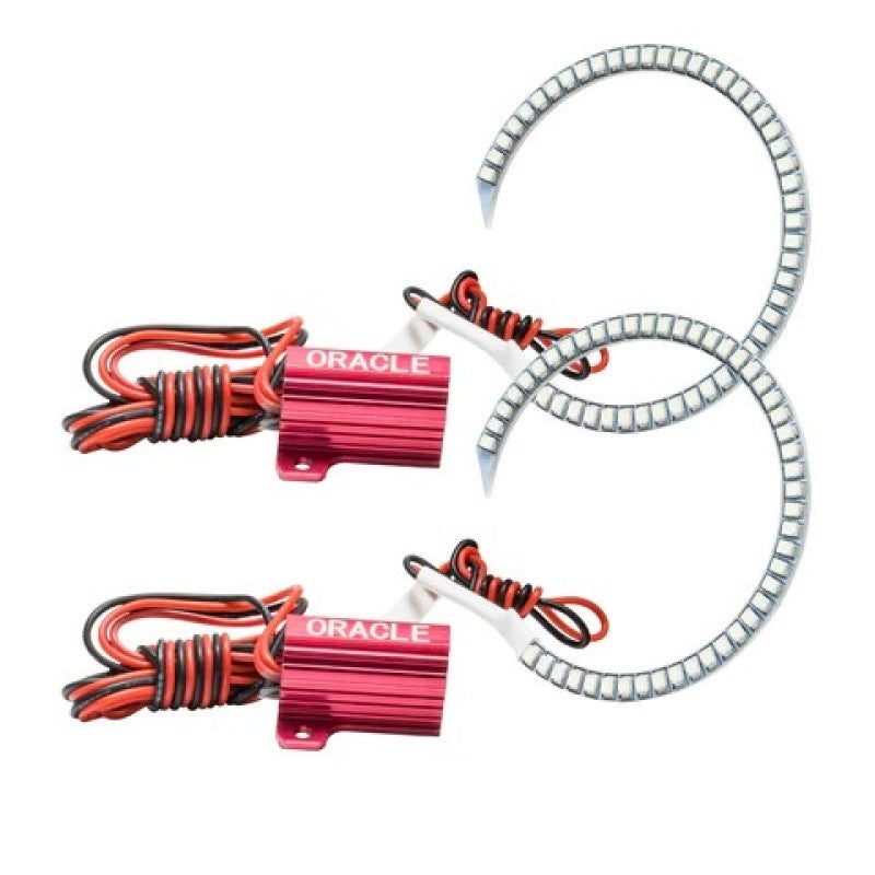 Oracle 18-21 Ford Mustang LED Headlight Halo Kit - Red  - 1347-003