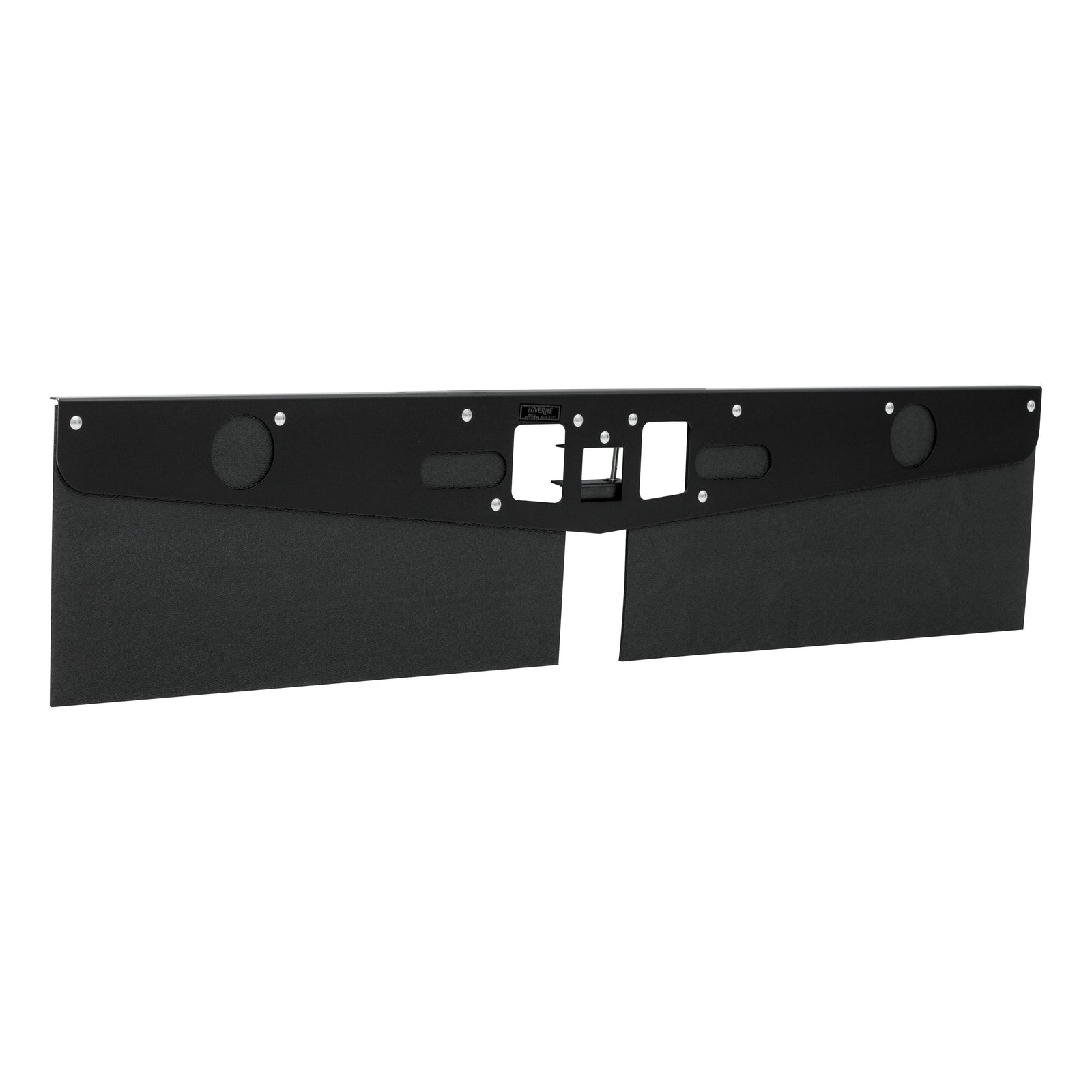 LUVERNE 255200 15-Inch Long Textured Rubber Tow Guard Hitch-Mounted Mud Flaps for 2, 2-1/2 or 3-Inch Ball Mount Shank