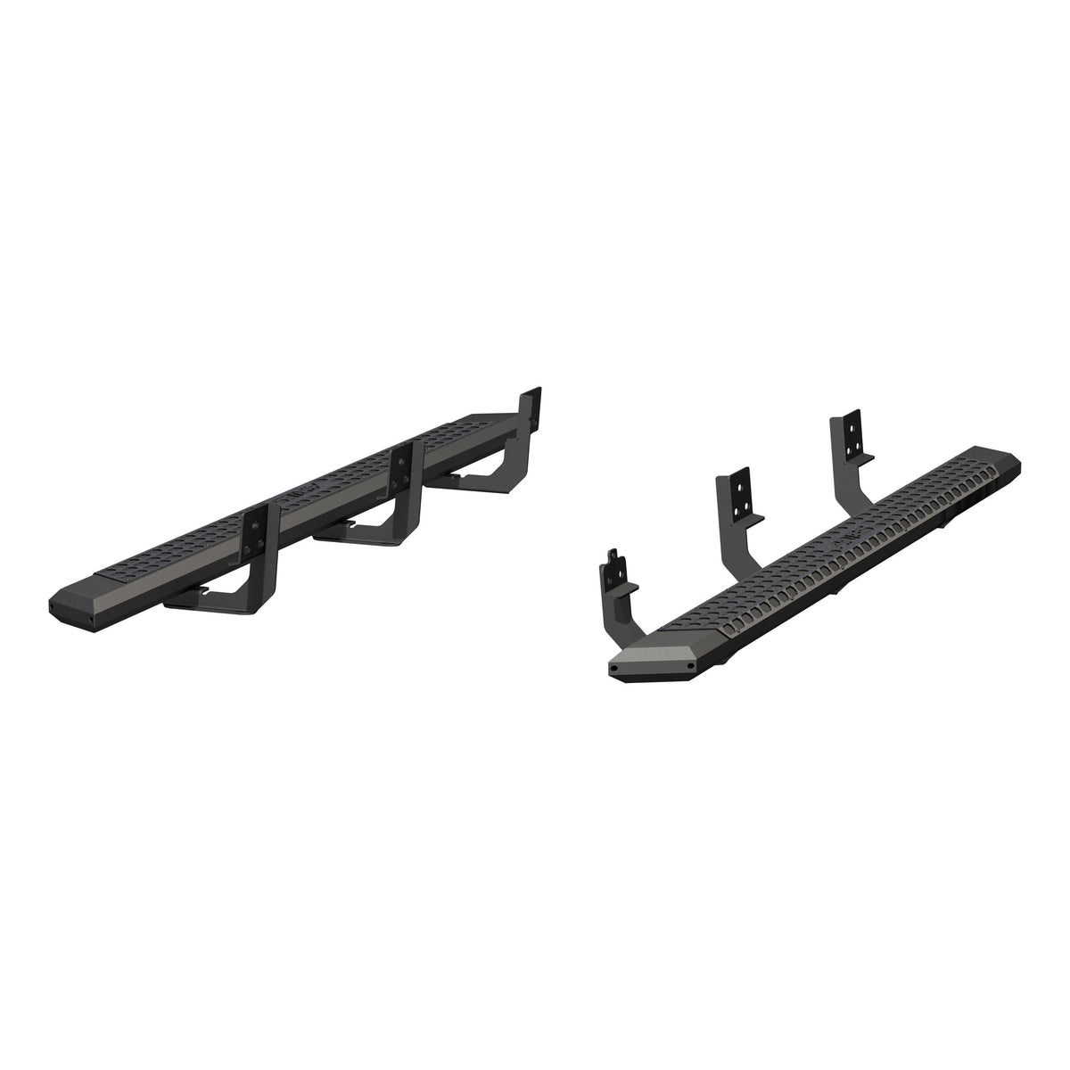 ARIES 2556006 AdvantEDGE Black Aluminum 85-Inch Truck Running Boards, Select Dodge, Ram 1500, 2500, 3500, 4500, 5500