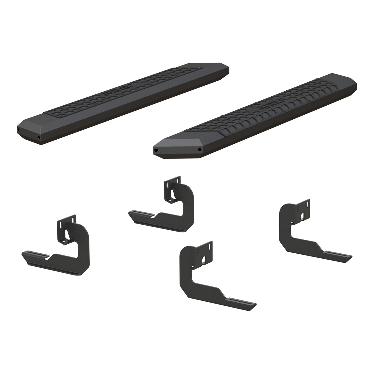 ARIES 2556007 AdvantEDGE Black Aluminum 53-Inch Truck Running Boards, Select Ford F-150