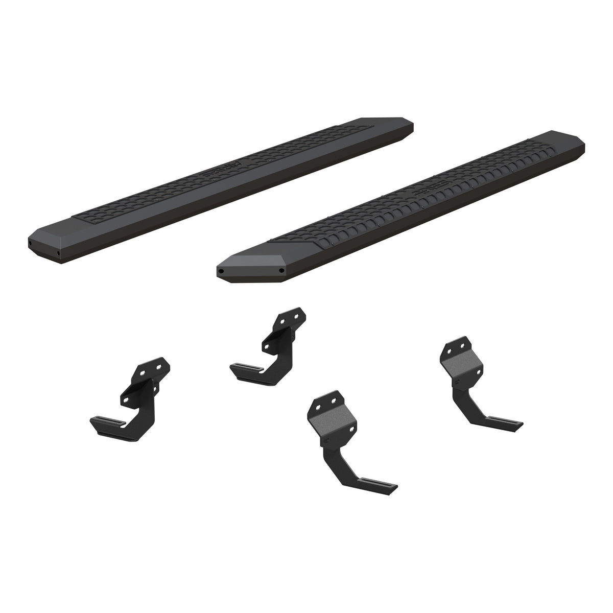 ARIES 2556012 AdvantEDGE Black Aluminum 75-Inch Truck Running Boards, Select Ford F-150, F-250, F-350 Super Duty