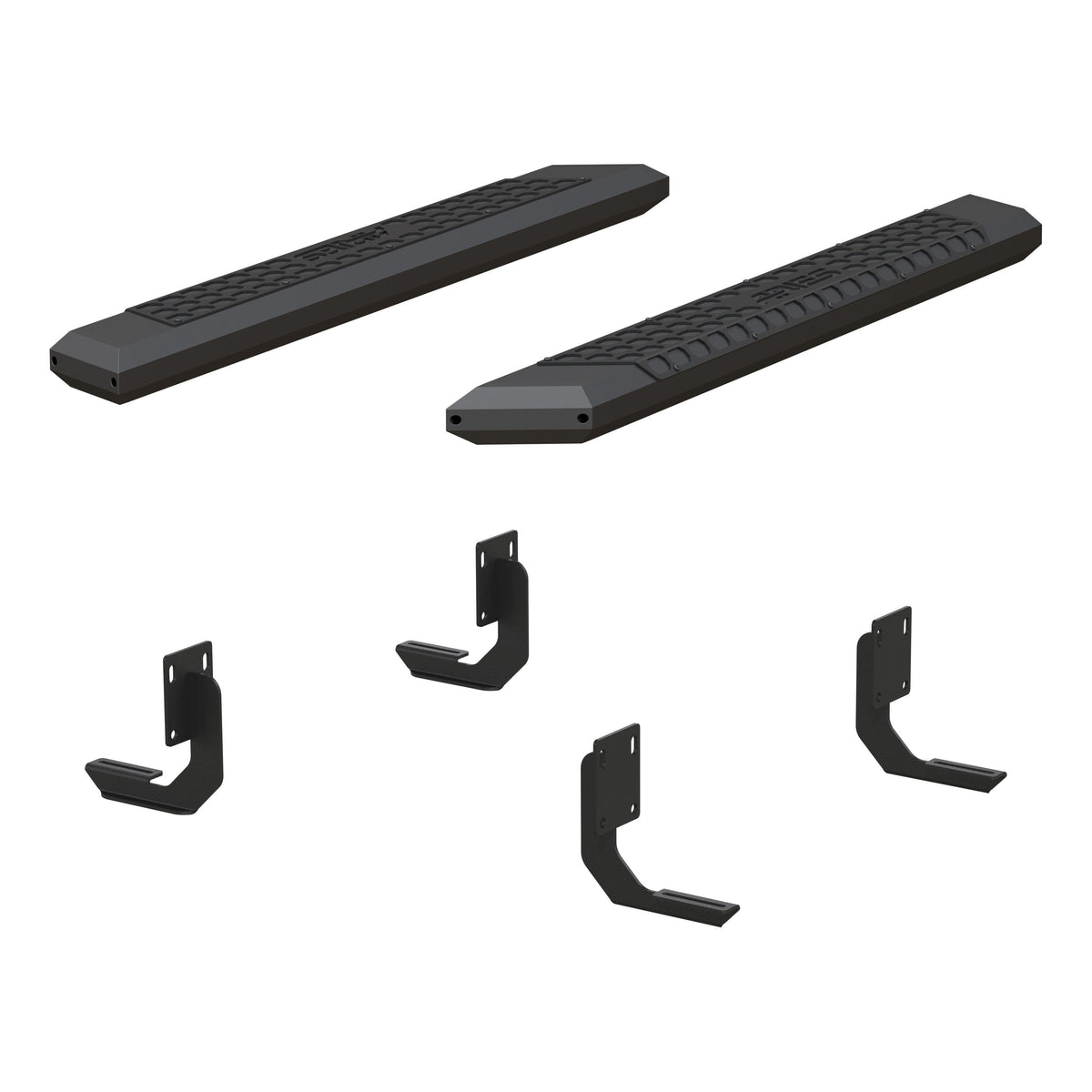 ARIES 2556013 AdvantEDGE Black Aluminum 53-Inch Truck Running Boards, Select Ford F-250, F-350 Super Duty