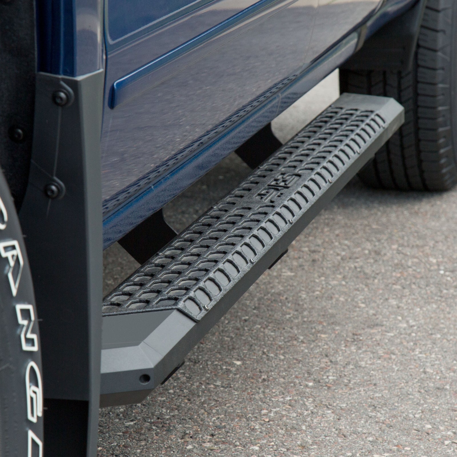 ARIES 2556015 AdvantEDGE Black Aluminum 91-Inch Truck Running Boards, Select Chevrolet Silverado, GMC Sierra 1500, 2500, 3500 HD Crew Cab
