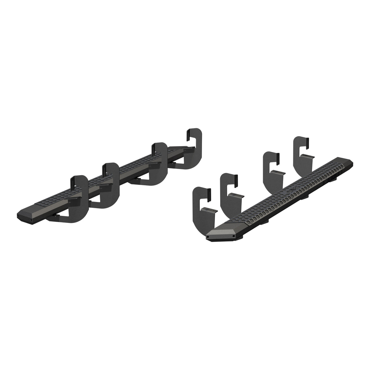 ARIES 2556015 AdvantEDGE Black Aluminum 91-Inch Truck Running Boards, Select Chevrolet Silverado, GMC Sierra 1500, 2500, 3500 HD Crew Cab