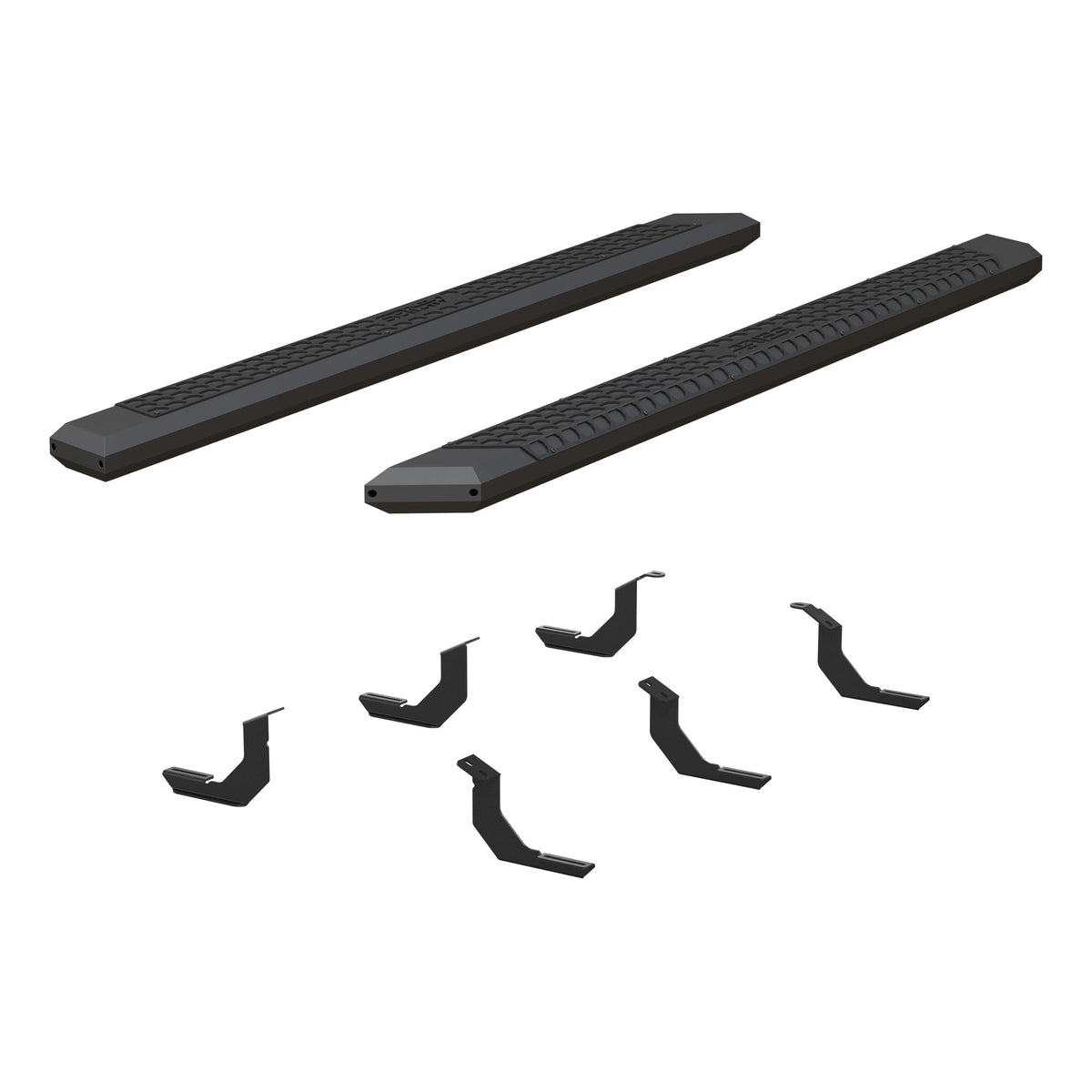 ARIES 2556019 AdvantEDGE Black Aluminum 85-Inch Truck Running Boards, Select Toyota Tundra