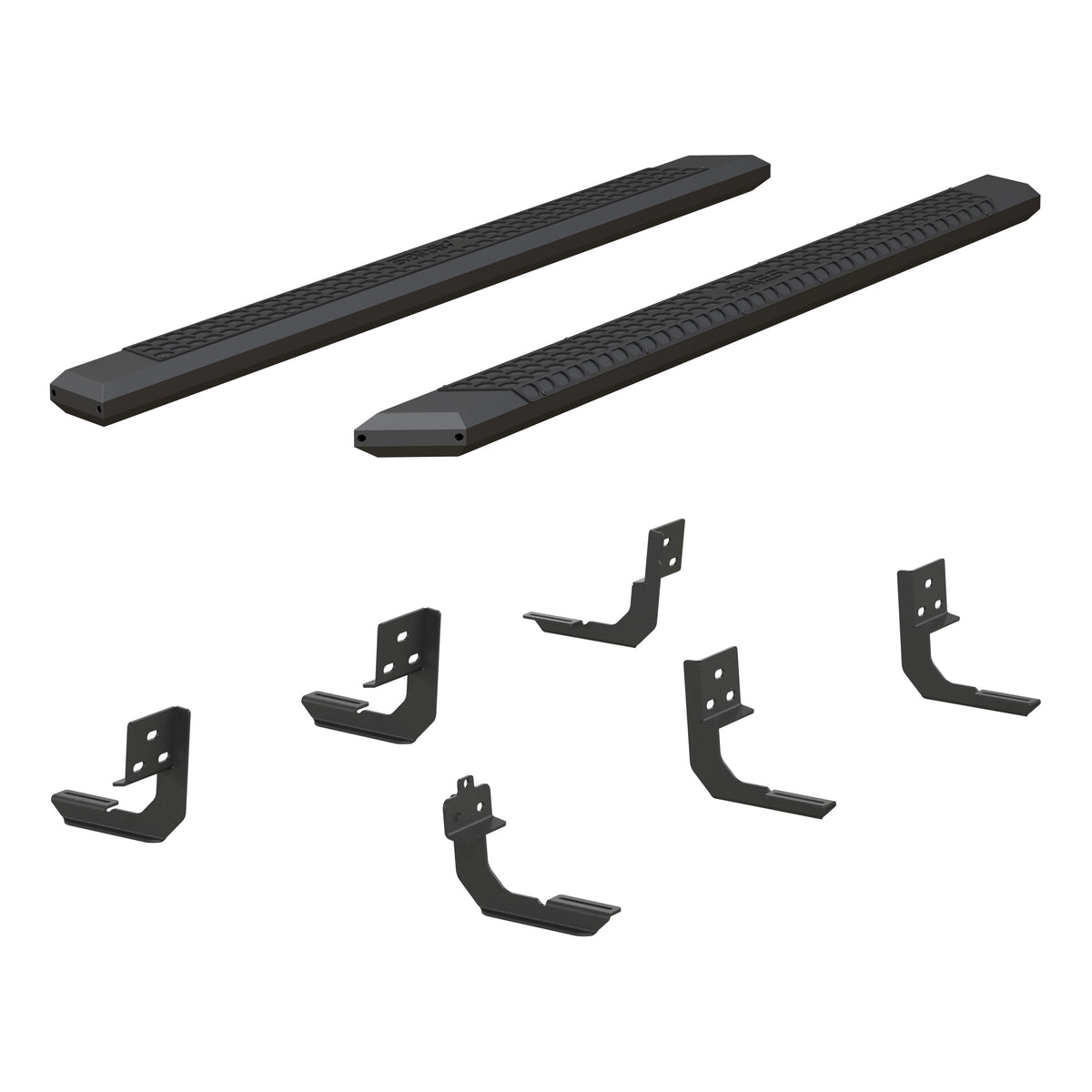 ARIES 2556026 AdvantEDGE Black Aluminum 91-Inch Truck Running Boards, Select Ram 2500, 3500