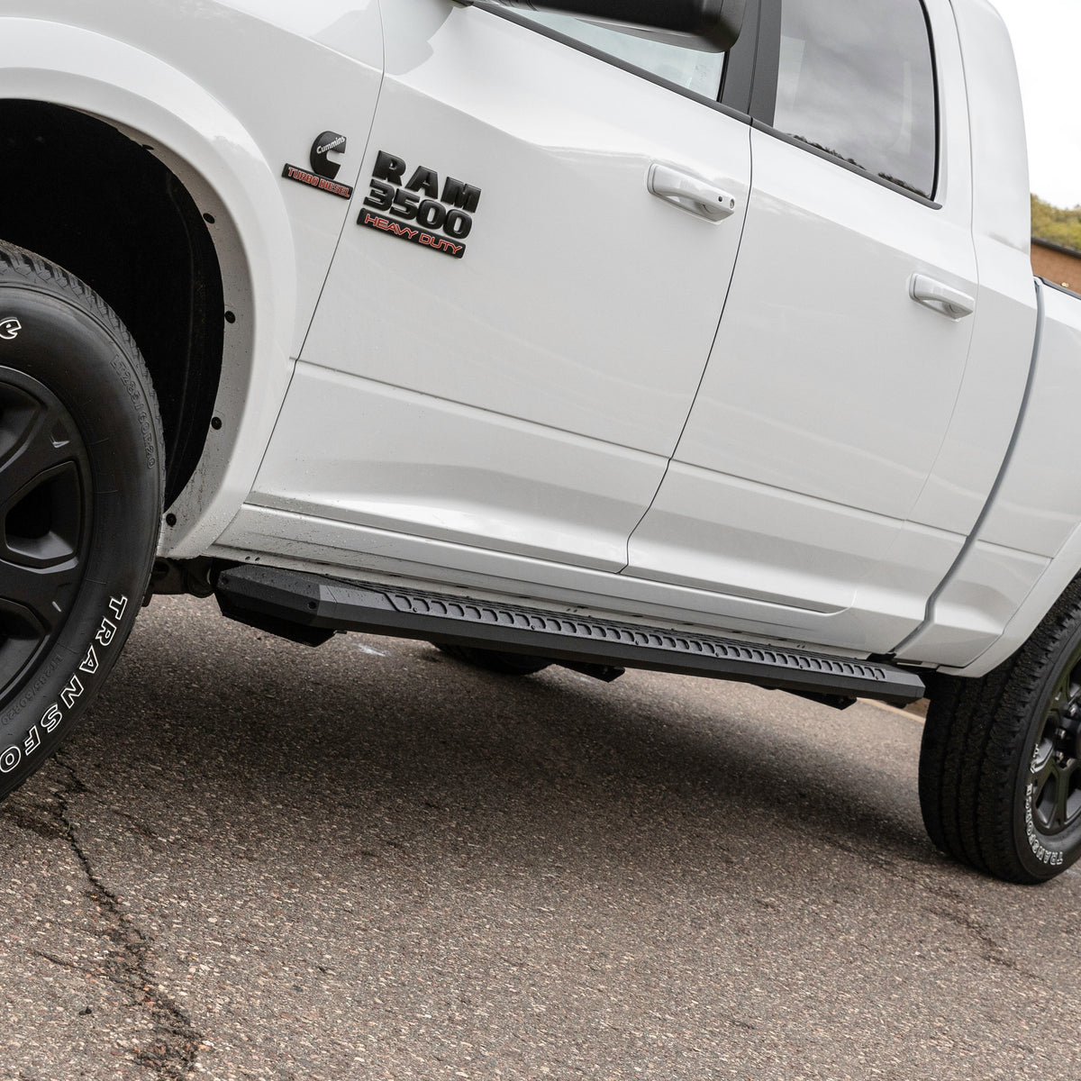 ARIES 2556026 AdvantEDGE Black Aluminum 91-Inch Truck Running Boards, Select Ram 2500, 3500
