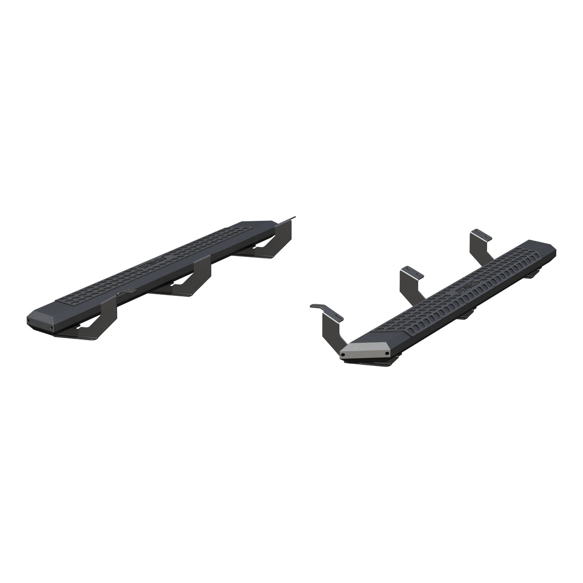 ARIES 2556027 AdvantEDGE Black Aluminum 75-Inch Truck Running Boards, Select Toyota Tacoma