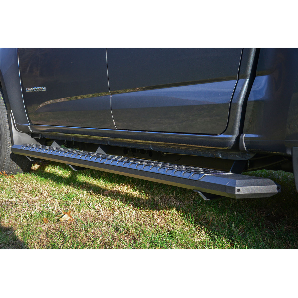 ARIES 2556043 AdvantEDGE Black Aluminum 75-Inch Truck Running Boards, Select Chevrolet Colorado, GMC Canyon