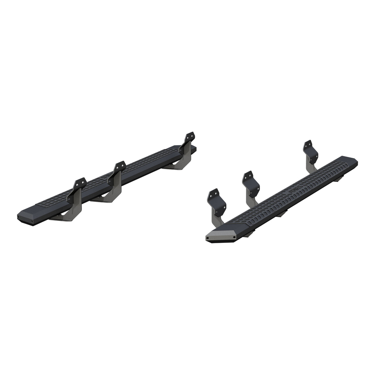 ARIES 2556048 AdvantEDGE Black Aluminum 91-Inch Truck Running Boards, Select Ford F-150, Lightning, F-250, F-350, F-450, F-550 Super Duty Crew Cab