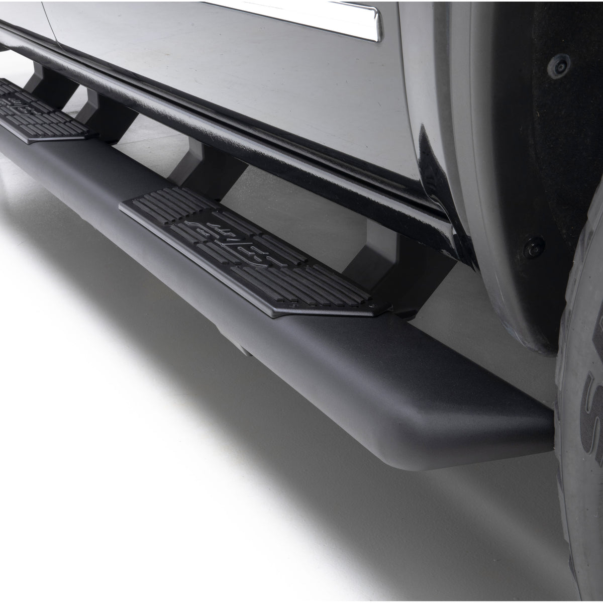 ARIES 2558027 AscentStep Black Steel 5-1/2 x 75-Inch Truck Running Boards, Select Toyota Tacoma