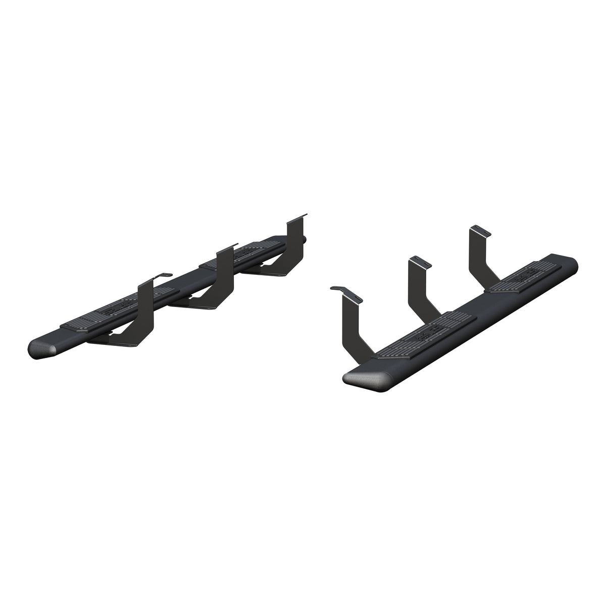 ARIES 2558055 AscentStep Black Steel 5-1/2 x 85-Inch Truck Running Boards, Select Toyota Tundra Crew Cab