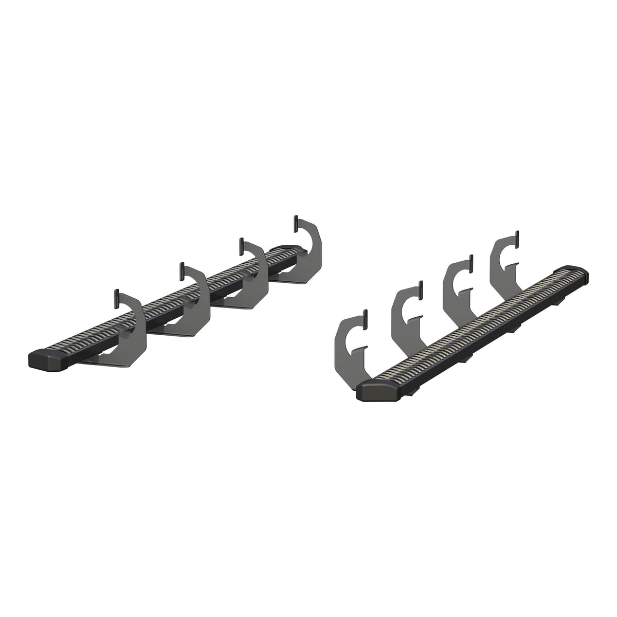ARIES 2559002 SlimGrip 5" x 78" Black Aluminum Running Boards, Fits Select Chevrolet Avalanche, Tahoe, Silverado, GMC Sierra, Yukon