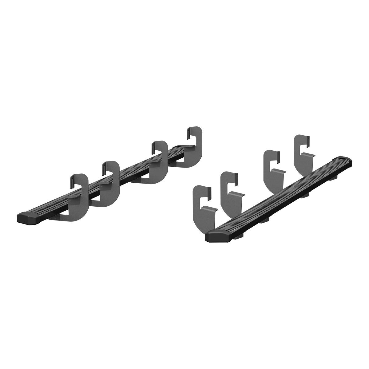 ARIES 2559011 SlimGrip 5" x 88" Black Aluminum Running Boards, Fits Select Chevrolet Silverado, GMC Sierra