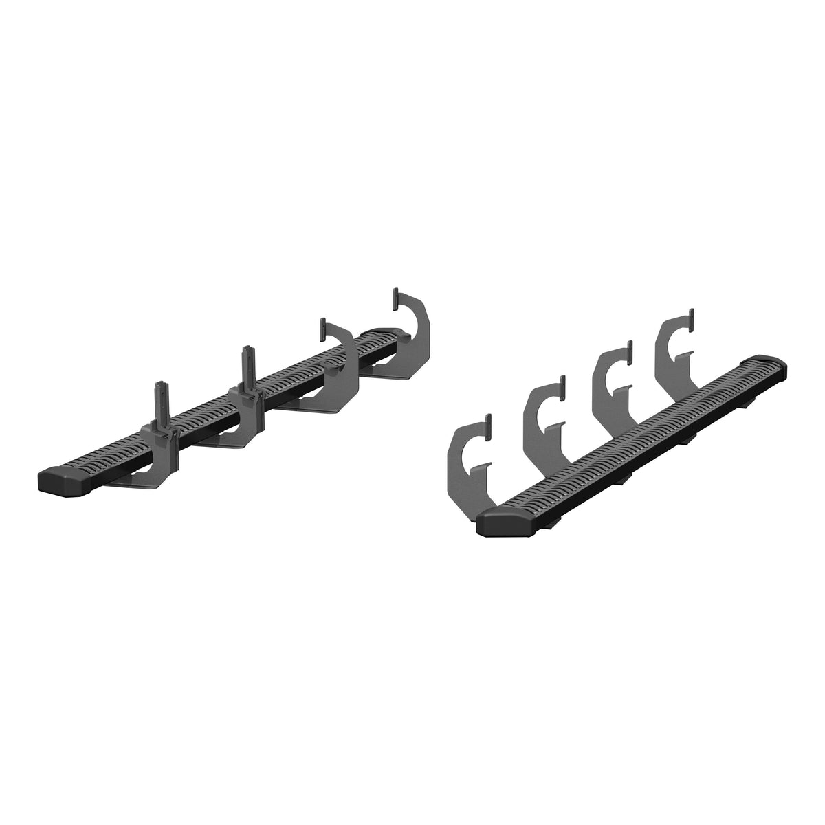 ARIES 2559021 SlimGrip 5" x 78" Black Aluminum Running Boards, Fits Select Chevrolet Silverado 2500 HD, 3500 HD, GMC Sierra 2500 HD, 3500 HD Diesel