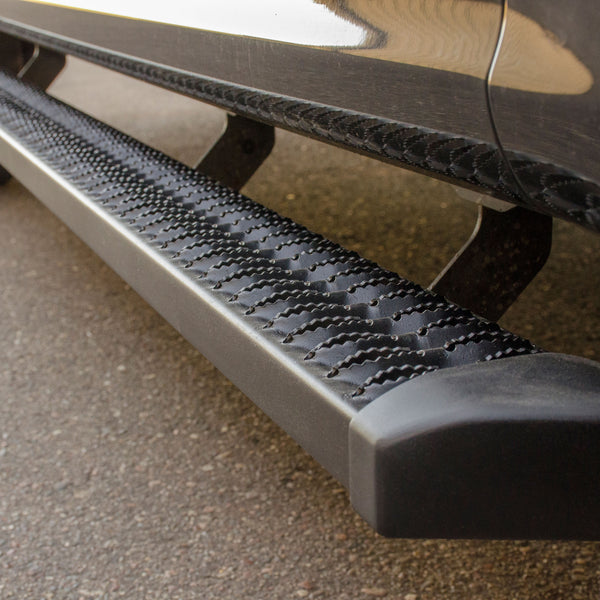 ARIES 2559024 SlimGrip 5" x 88" Black Aluminum Running Boards, Fits Select F-250 Super Duty, F-350 Super Duty, F-450 Super Duty