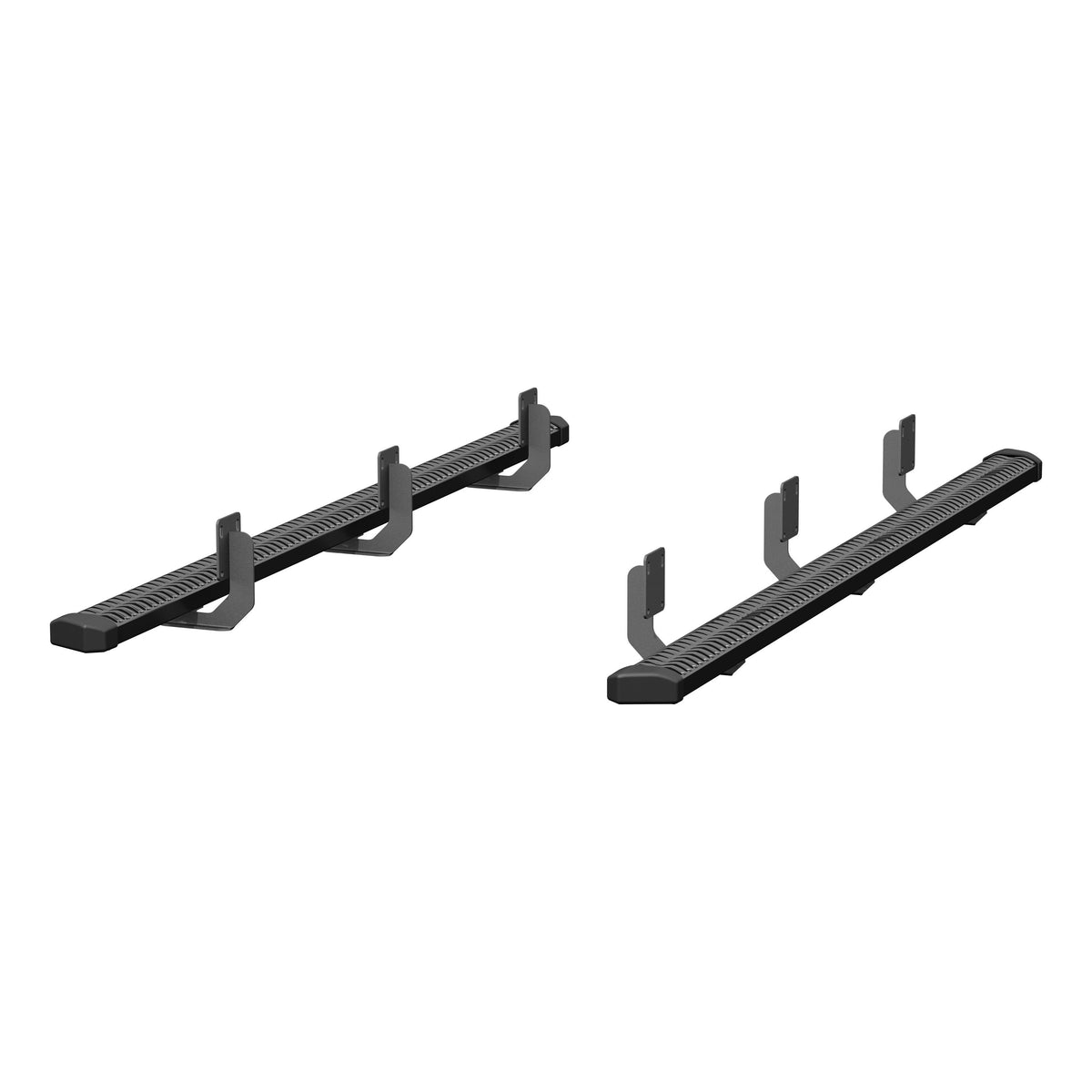 ARIES 2559024 SlimGrip 5" x 88" Black Aluminum Running Boards, Fits Select F-250 Super Duty, F-350 Super Duty, F-450 Super Duty