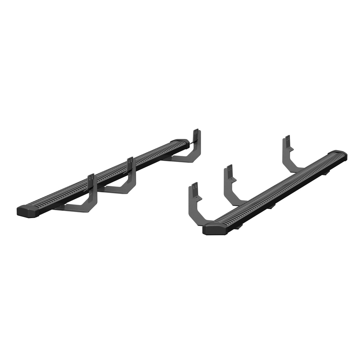 ARIES 2559042 SlimGrip 5" x 88" Black Aluminum Running Boards, Fits Select Nissan Titan, Titan XD