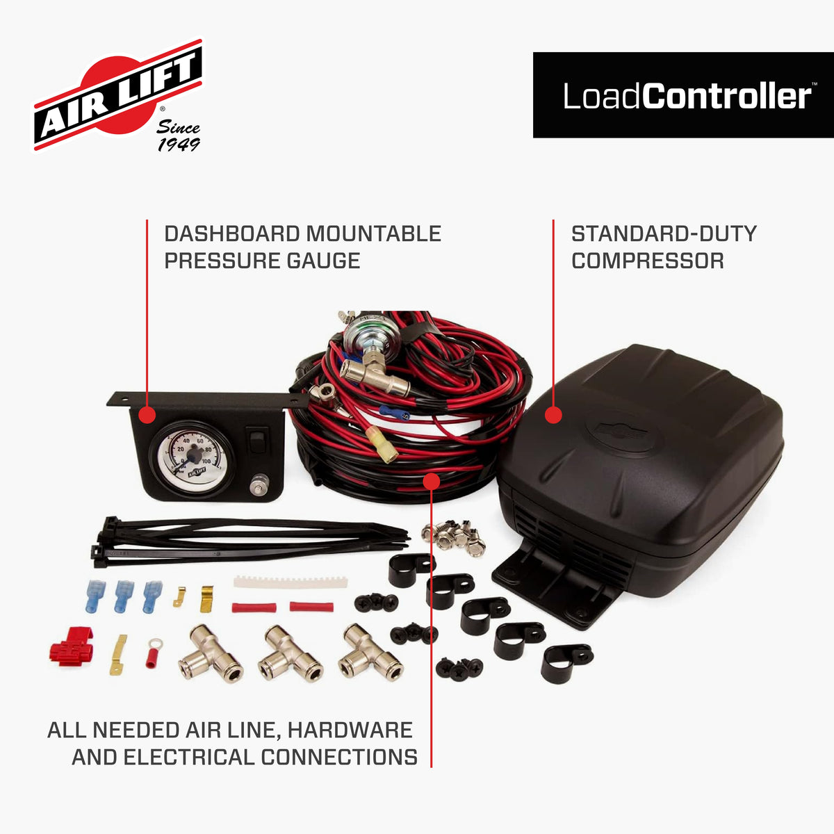 Air Lift Load Controller Ii - Single Gauge w/ Lps 5 PSI Min. - 25592