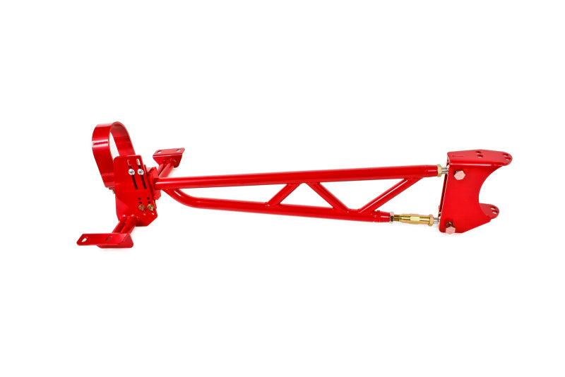 BMR 93-02 F-Body w/ DSL Torque Arm Tunnel Mount (For Stock Exhaust) - Red - TA011R by BMR Suspension - front view