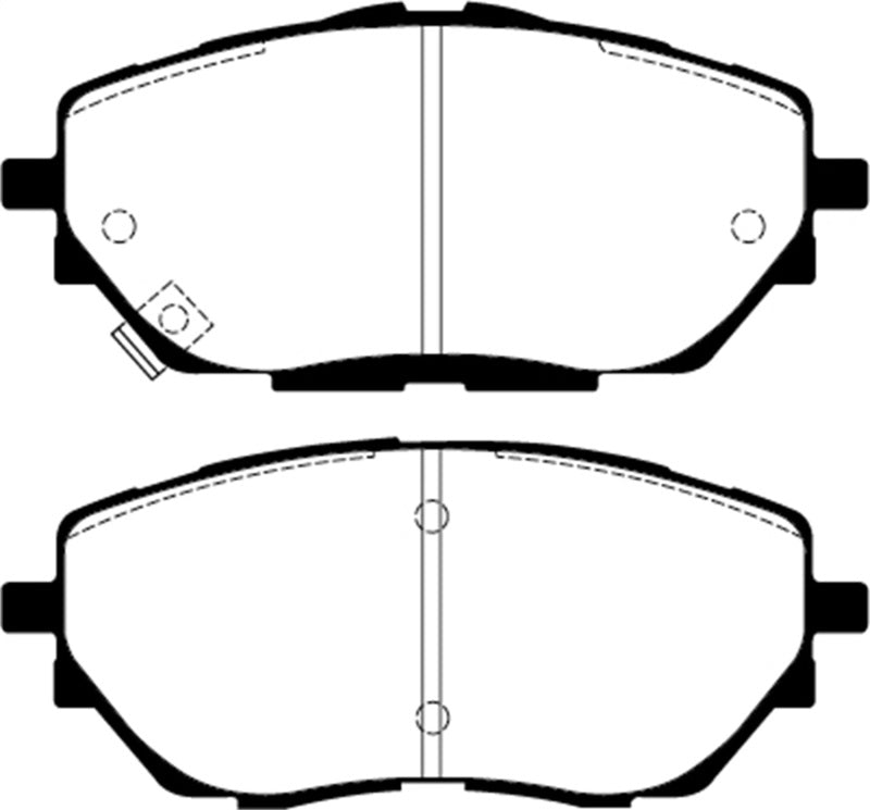EBC 17+ Toyota C-HR 2.0L Ultimax Front Brake Pads - UD2065