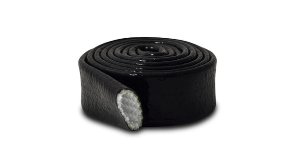 Vibrant 1/2in O.D. Heat Protect Flexible Sleeving (5 foot length) Black - 25810