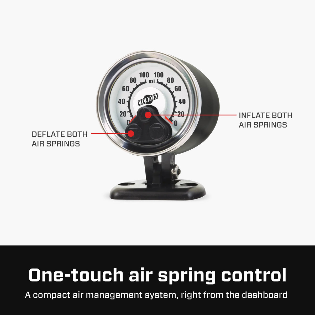Air Lift Load Controller Single Heavy Duty Compressor - 25854