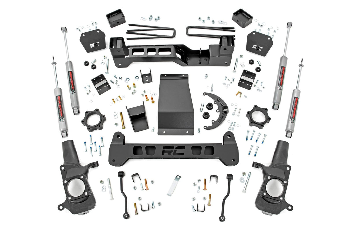 Rough Country - 6 Inch Lift Kit - Chevy/GMC Sierra/Silverado 2500 4WD (1999-2004) - 25930A