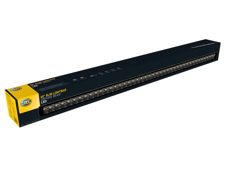 Hella Universal Black Magic 40in Thin Light Bar - Driving Beam - 358176321