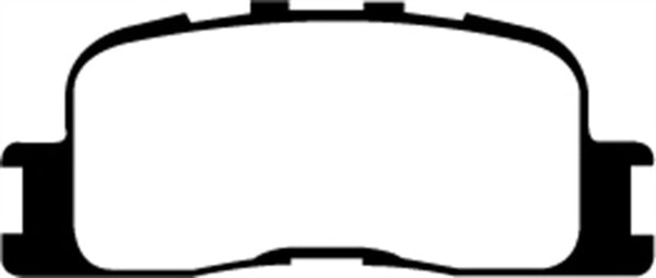 EBC 02-03 Lexus ES300 3.0 Ultimax2 Rear Brake Pads - UD885 for 2002-2006 Lexus ES - front view