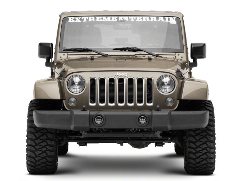 Raxiom 07-18 Jeep Wrangler JK Axial Series 4-In LED Fog Lights w/ Halo - J142666