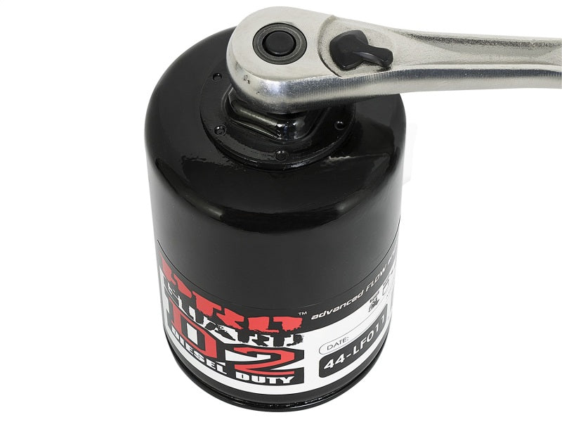 aFe Pro GUARD D2 Oil Filter 99-05 GM Gas Trucks V8 4.8L/5.3L/6.0L (4 Pack) - 44-LF011-MB