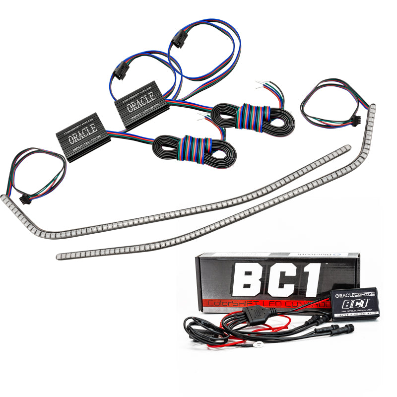 Oracle 16-21 Chevy Camaro Surface Mount DRL Modules - ColorSHIFT w/ BC1 Controller SEE WARRANTY - 1297-335