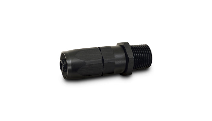 Vibrant -6AN Male NPT Straight Hose End Fitting - 1/4in NPT - 26001