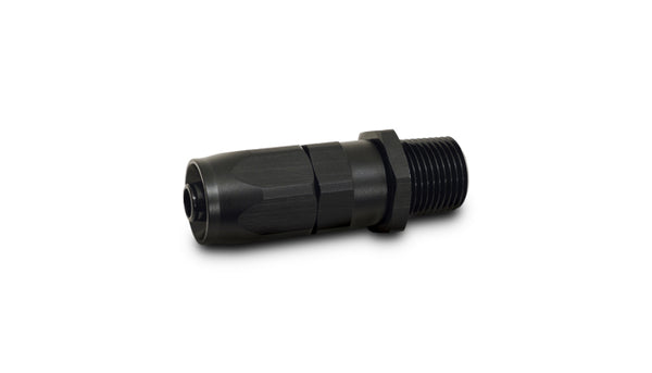 Vibrant -6AN Male NPT Straight Hose End Fitting - 1/4in NPT - 26001