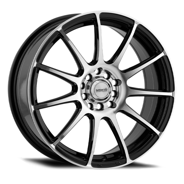 Maxxim Champ 16x7 10x108/114.3 ET40 Machined Face / Gloss Black - CP67T5440M by Konig