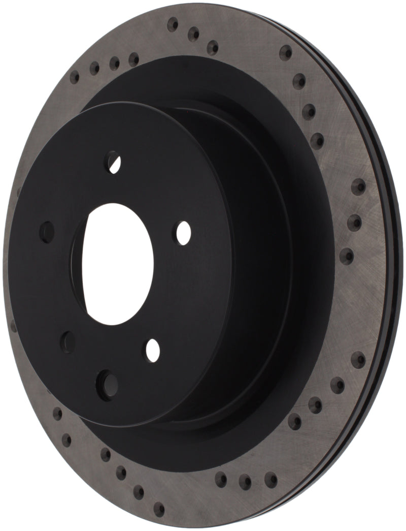 StopTech 08-09 Infiniti EX35 / 05-08 G35 / 09 G37 / 06-09 M35/M45 Drilled Right Rear Rotor - 128.42088R