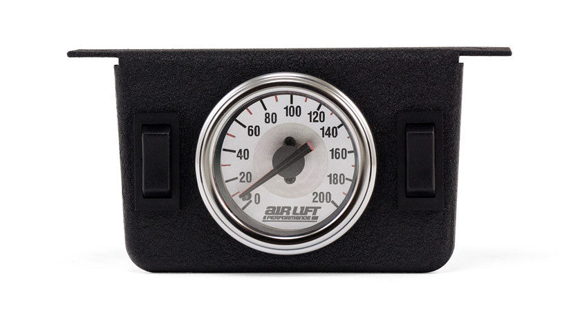 Air Lift - Dual Needle Gauge Panel with two switches - 200 PSI - 26157