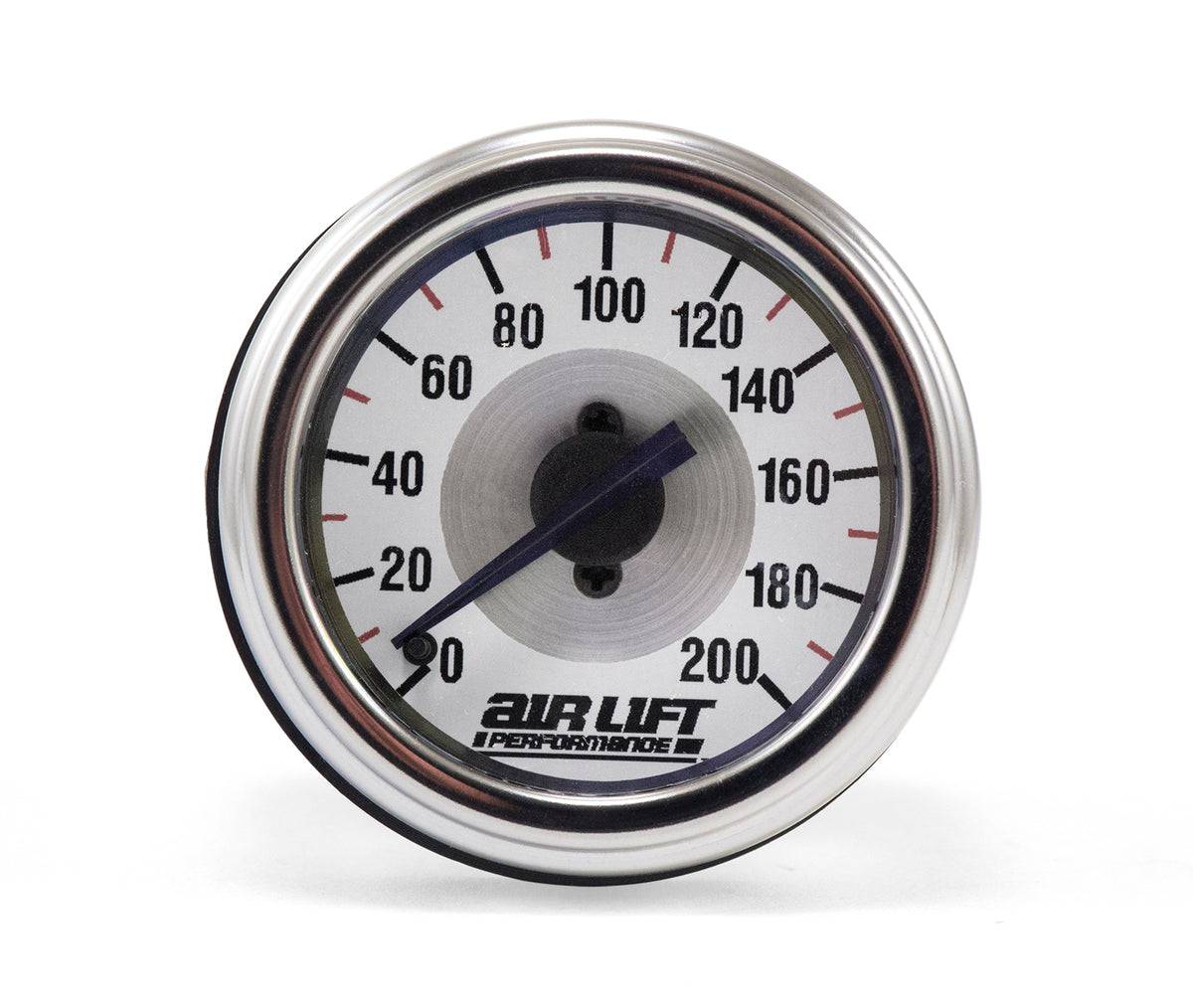 Air Lift Single Needle Gauge- 200 PSI - 26227