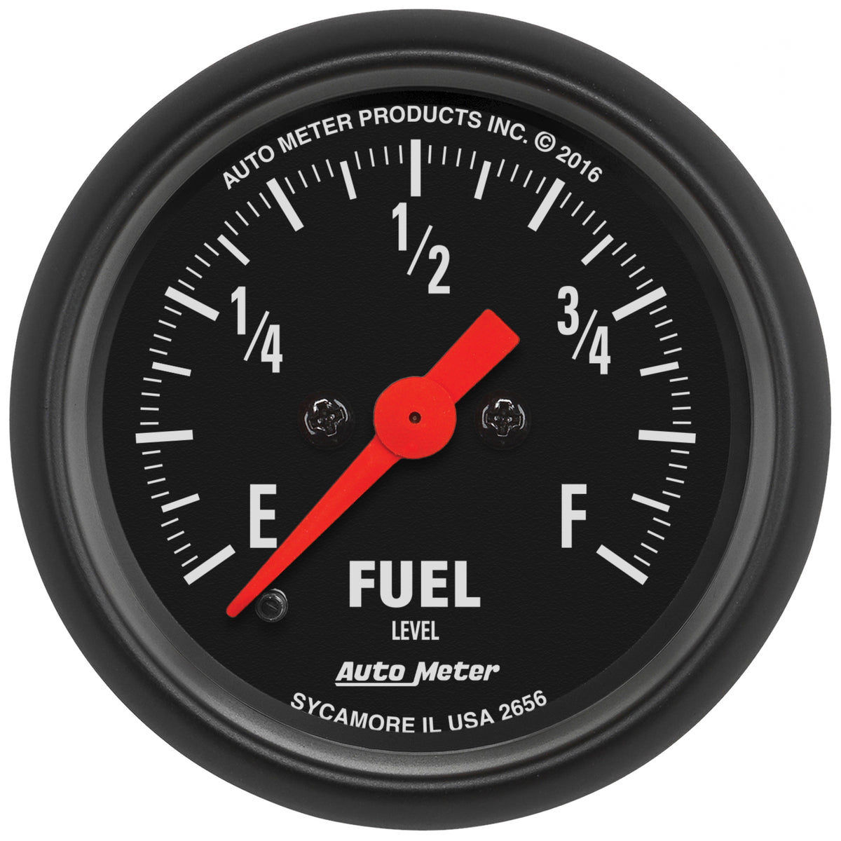 Autometer Z Series 0-280Ohm 2-1/16in. Programmable Fuel Level Gauge - 2656