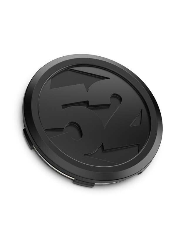 fifteen52 107mm Snap-in Asphalt Black Center Cap - Satin Black (Use w/ 6x139.7 &amp; 5x150 HD wheels) - 52-HD-CAPL-AB