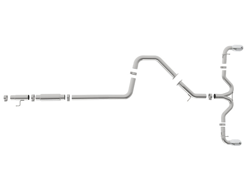 aFe Takeda 3-2.5in 304 SS Cat-Back Exh Sys w/Polished Tips 2018 Hyundai Elantra GT Sport I4-1.6L (t) - 49-37003-1P