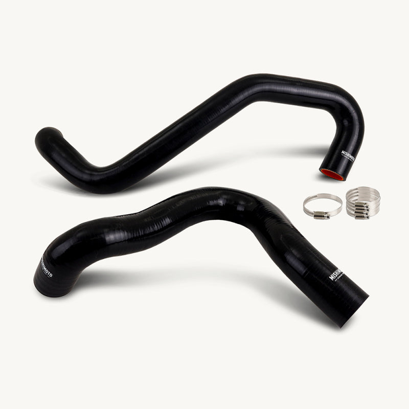 Mishimoto 01-03 Ford F-250 7.3L Coolant Hose Kit Upper Reroute BK - MMHOSE-F2D-01RRBK