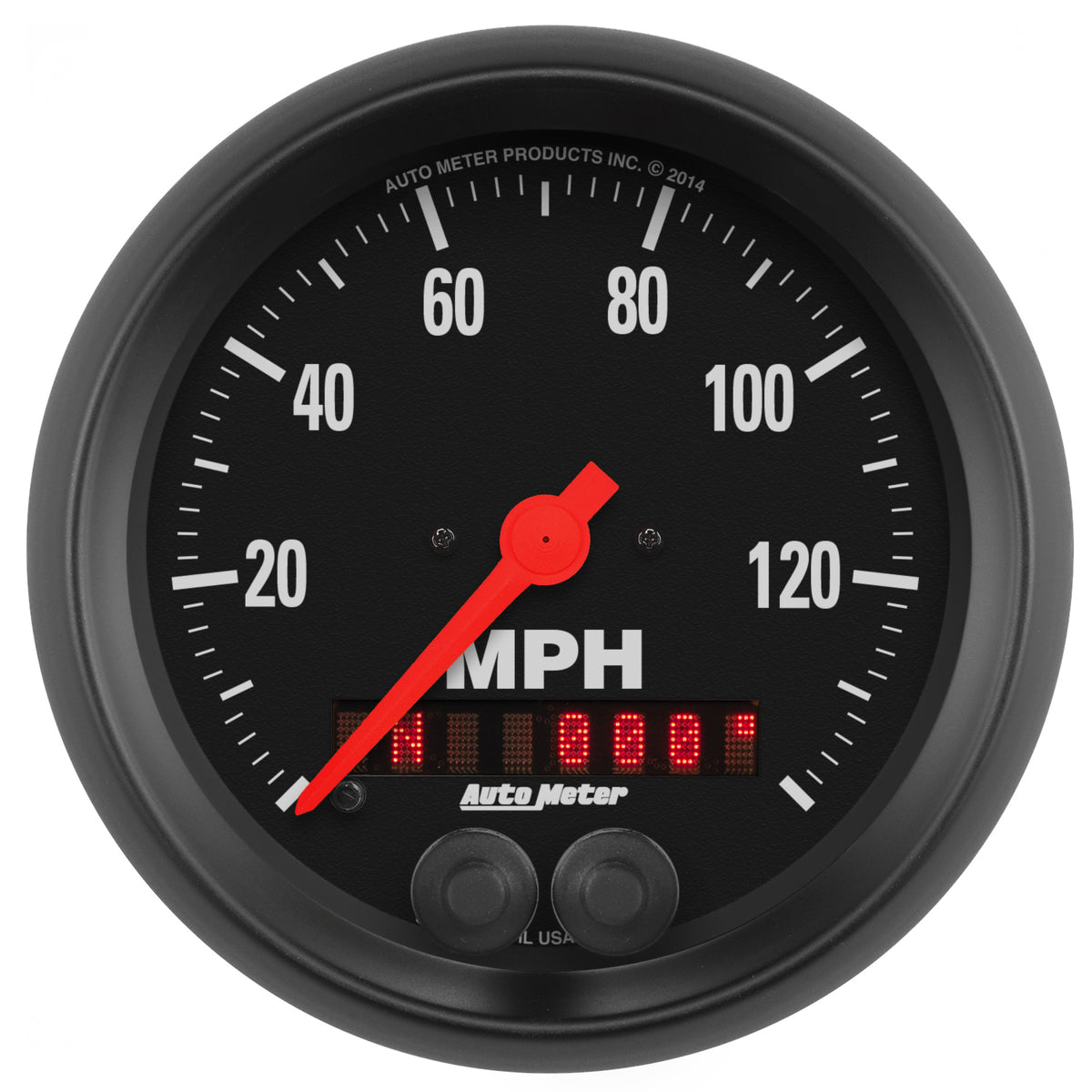 Autometer Z Series 3-3/8in 140 MPH In-Dash Full Sweep GPS Speedometer - 2680