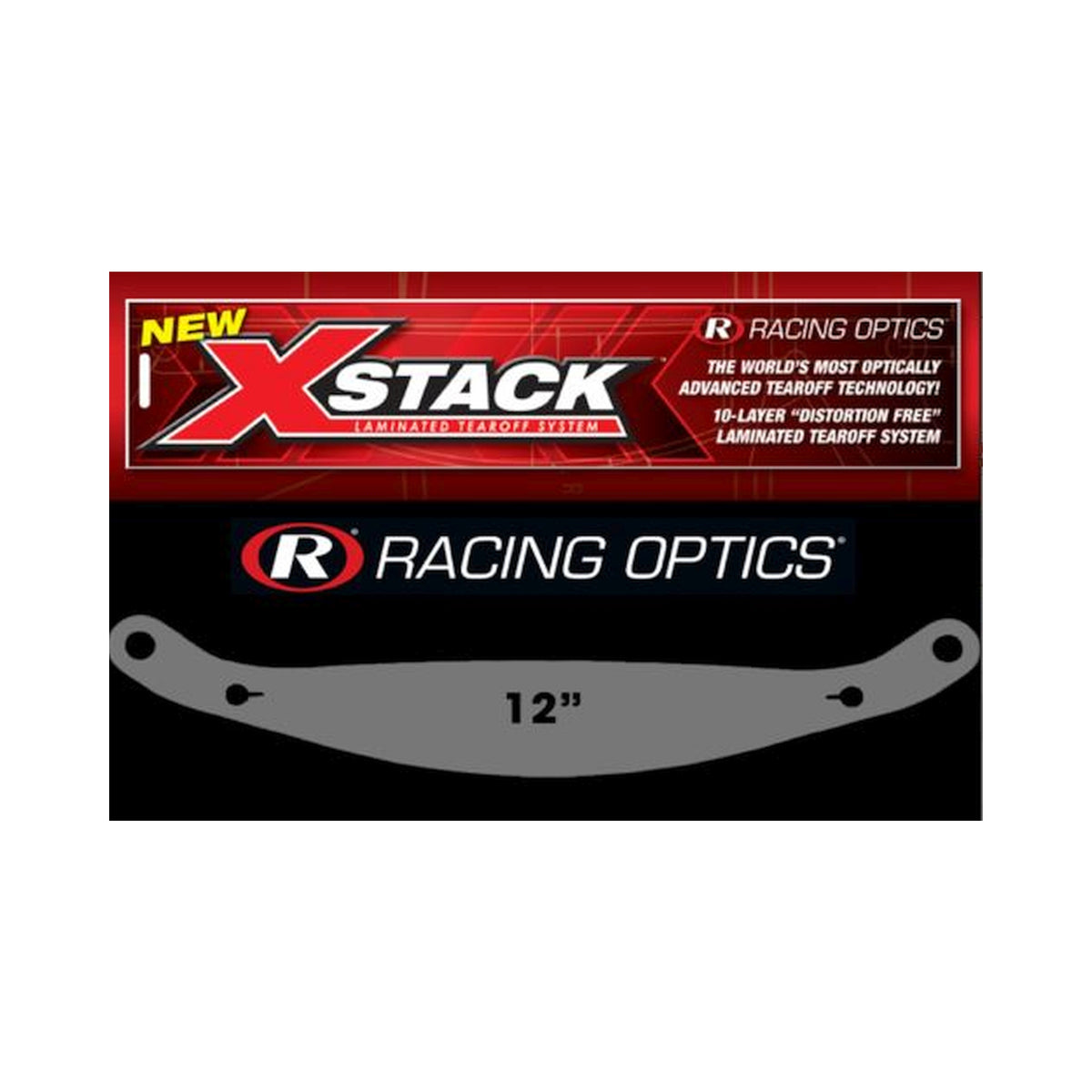 Stilo - Racing Optics Laminated Tearoffs ST5 Large Tab 2MM CLR